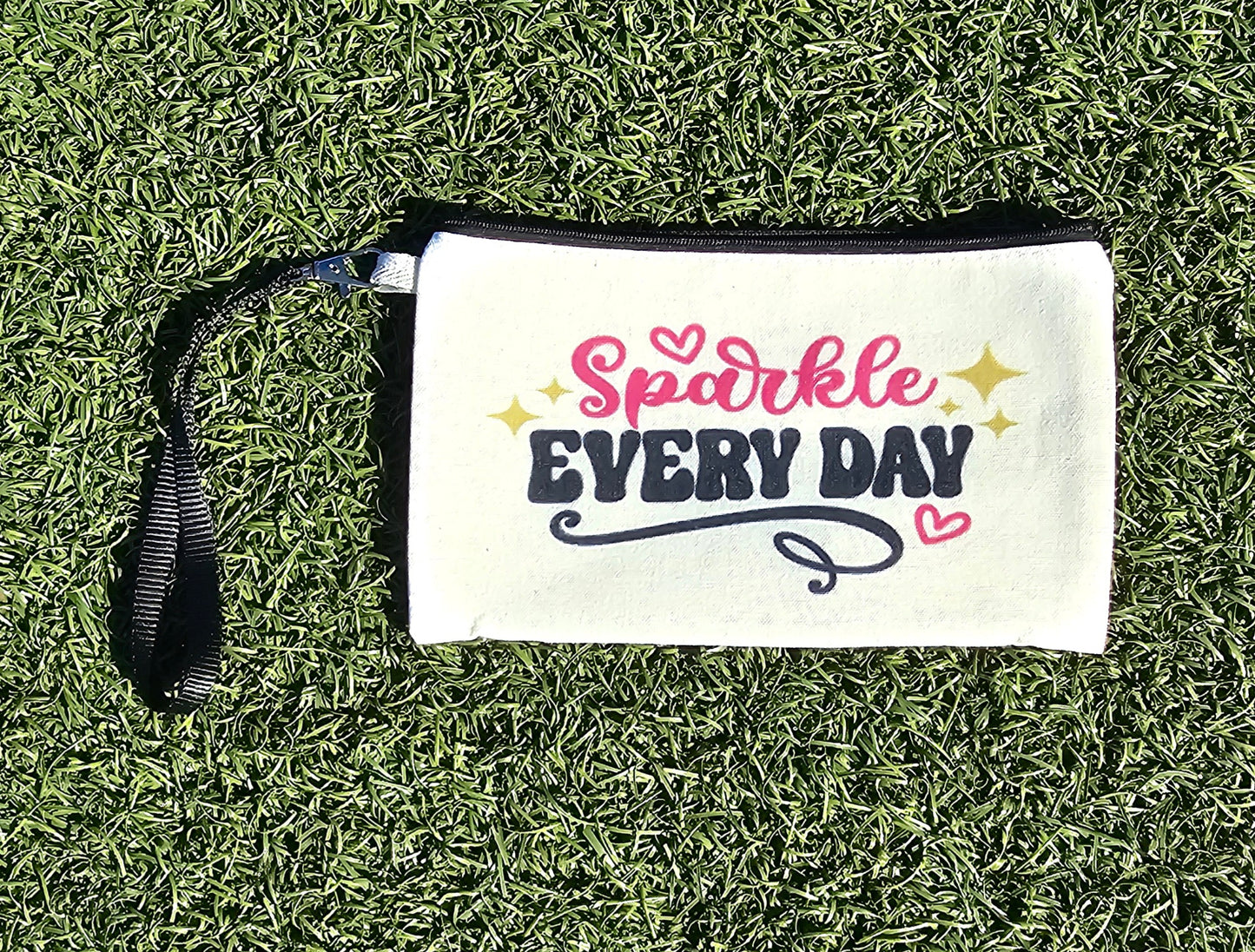 Zipper canvas accessory bag