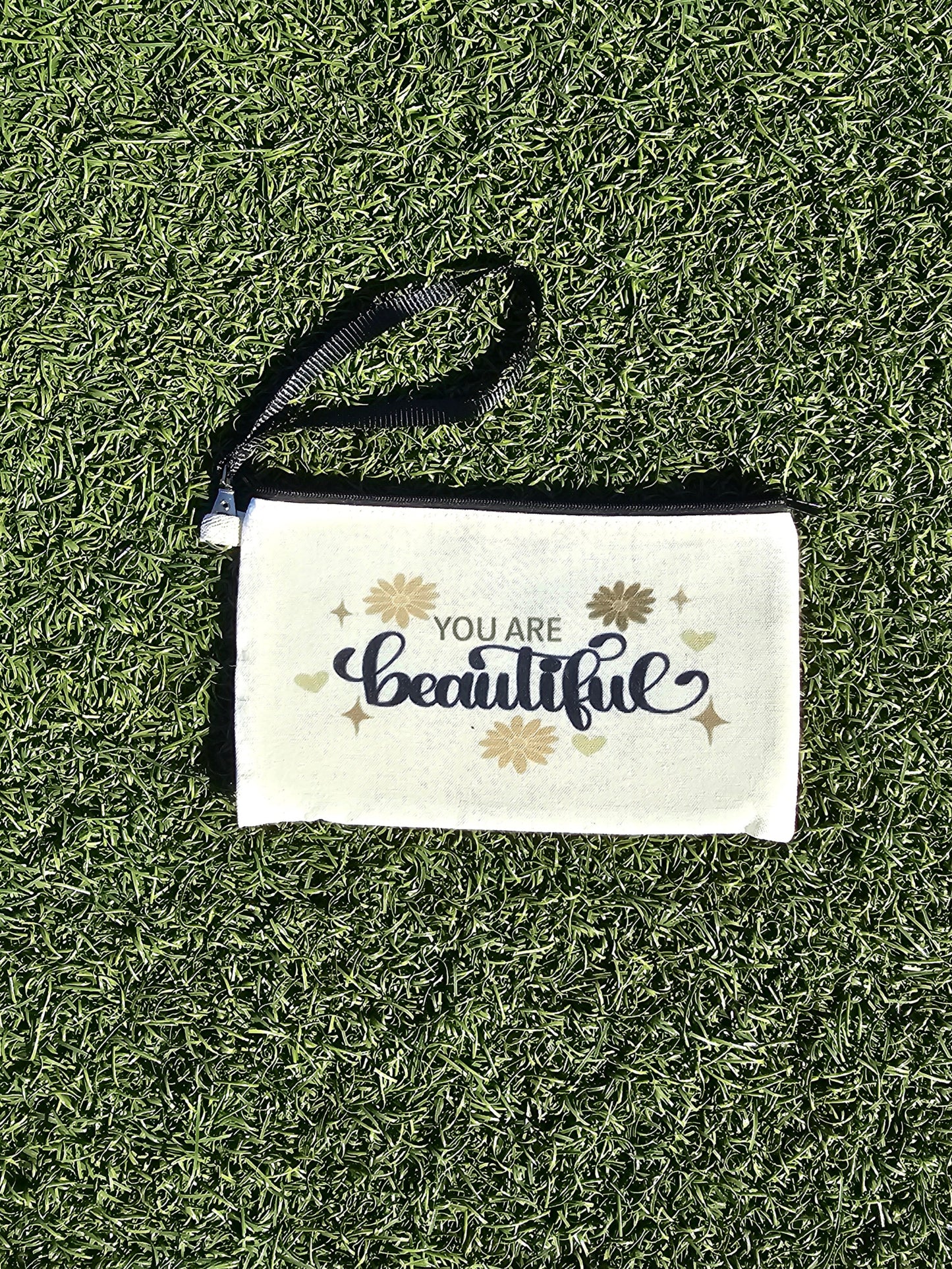Zipper canvas accessory bag
