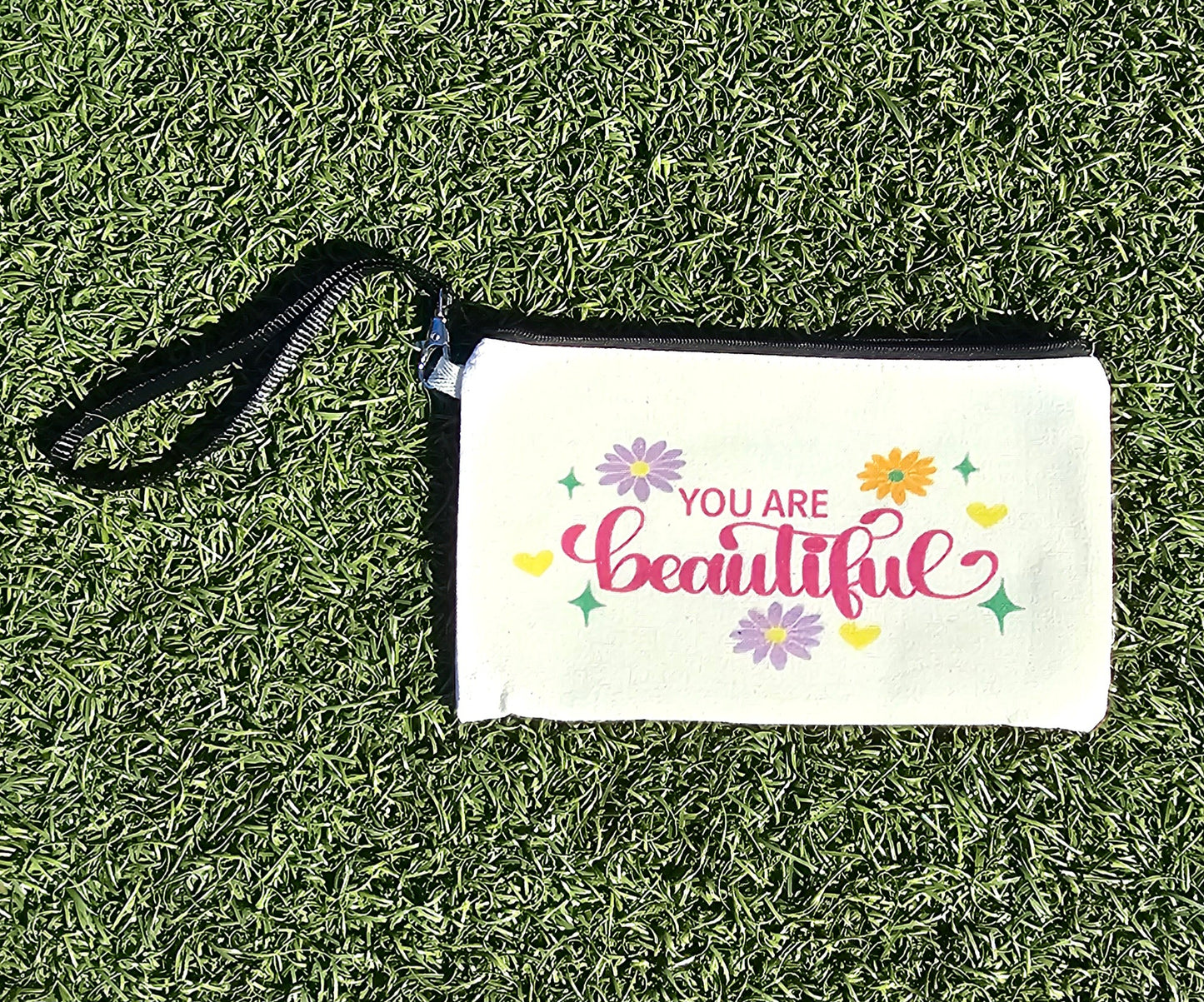 Zipper canvas accessory bag