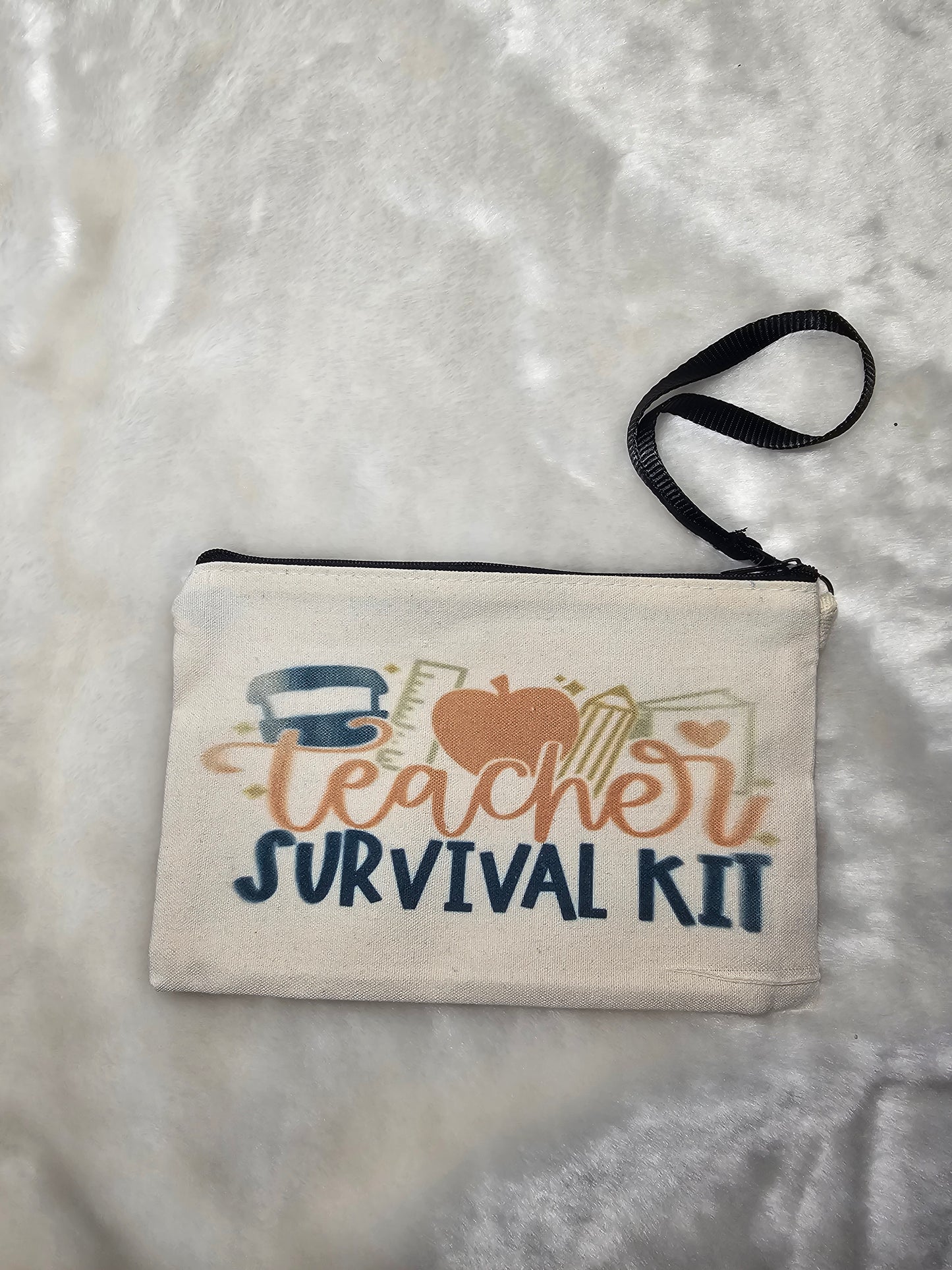 Zipper canvas accessory bag