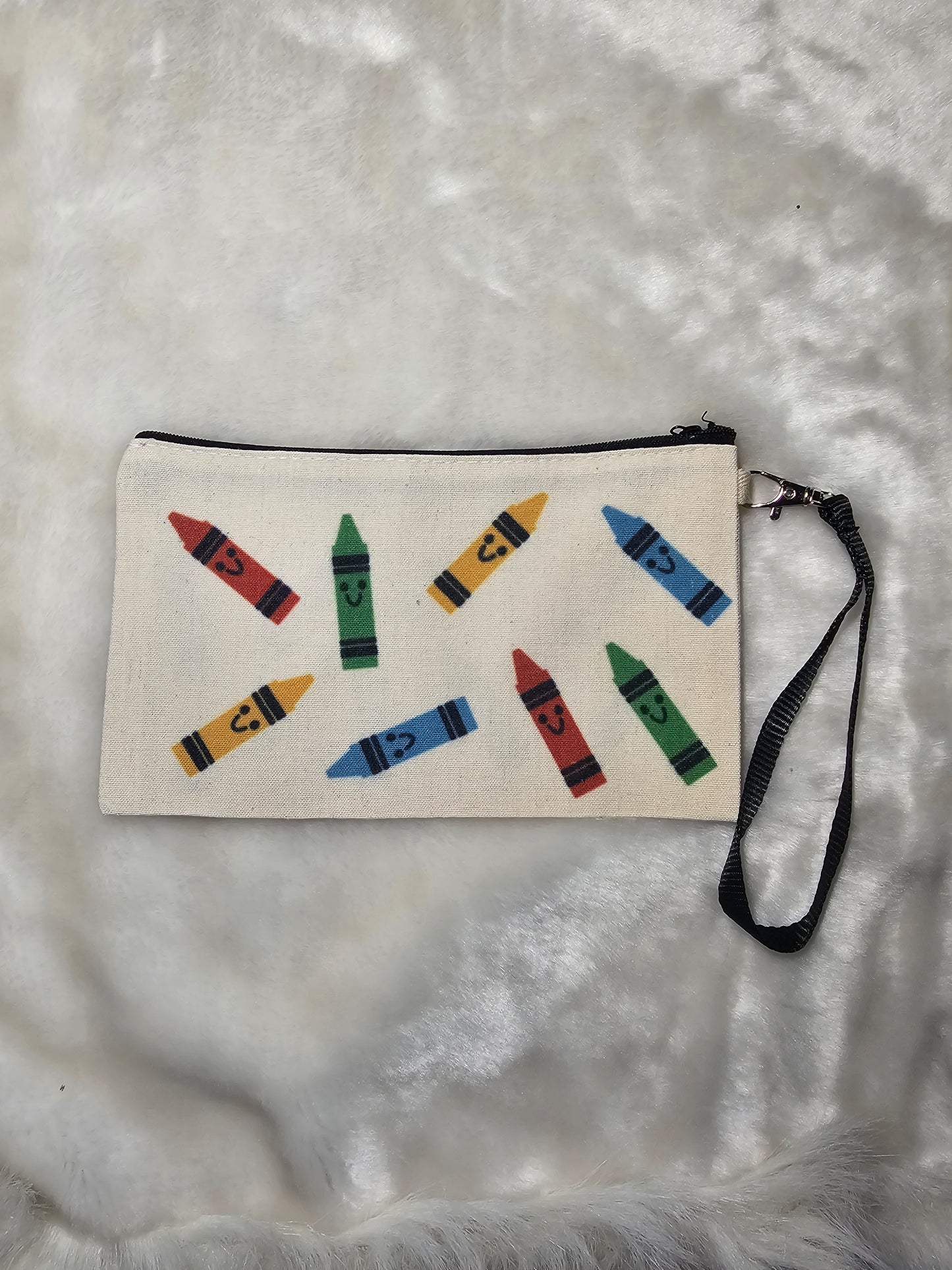 Zipper canvas accessory bag