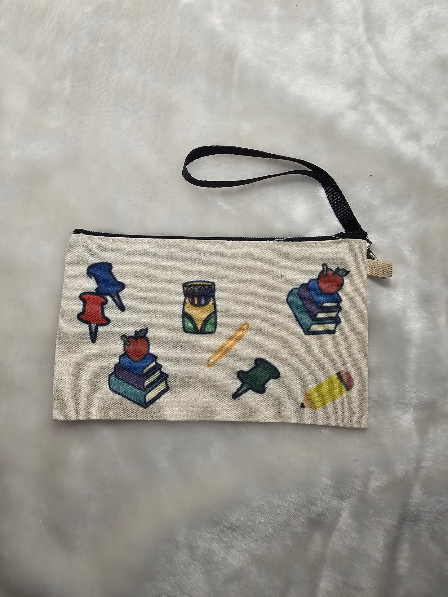 Zipper canvas accessory bag